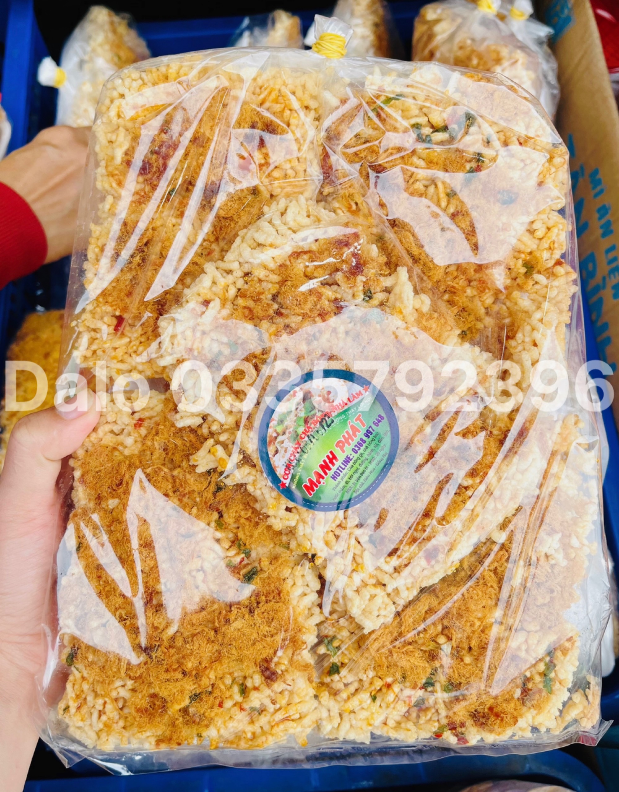 Cơm cháy nếp siêu chà bông 300gr, Cơm cháy chà bông - Út duyên 76 đặc sản