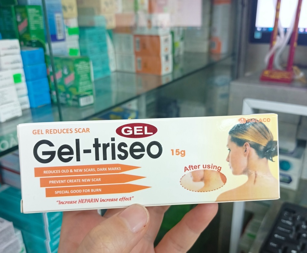 Gel 15g. gel làm mờ sẹo.