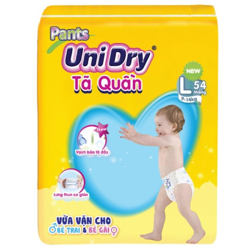 Bỉm - Tã quần Unidry M (60 Miếng)/ L (56 Miếng)/ XL (48 Miếng) - XXL (44 Miếng)