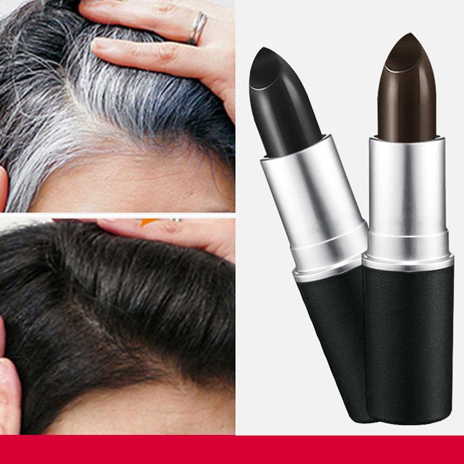 [HCM]Son Nhuộm Phủ Che Tóc Bạc Thành Đen VDW Hair Stick Chính Hãng Che Chân Tóc Bạc Tạm Thời Dạng Thỏi Sáp