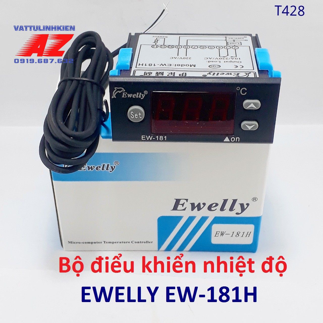 Bộ điểu khiển nhiệt độ kho lạnh EWELLY EW-181H / EW-181Y / EW-285