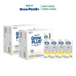 Combo 2 Thùng 24 hộp Sữa nước pha sẵn Nutifood Sweden GrowPLUS+ Vị Chuối Sữa hộp 180ml - Hỗ trợ phát triển chiều cao