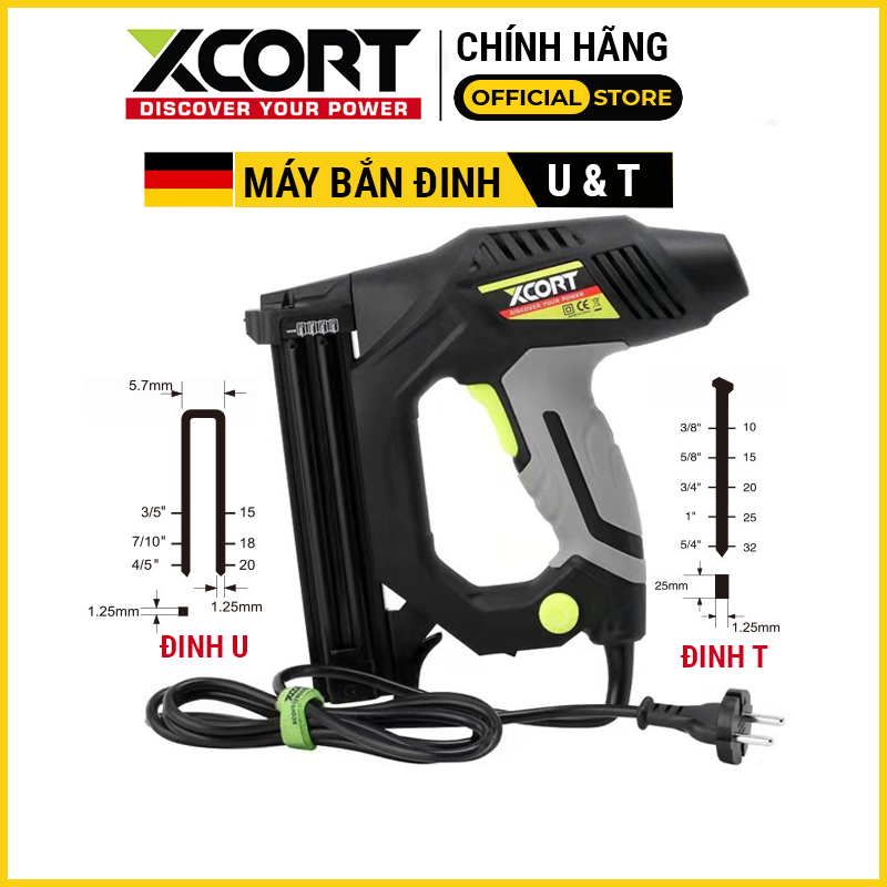 Súng bắn đinh-Súng bắn đinh gỗ-Máy bắn đinh điện XCORT Sử dụng bắn gỗ