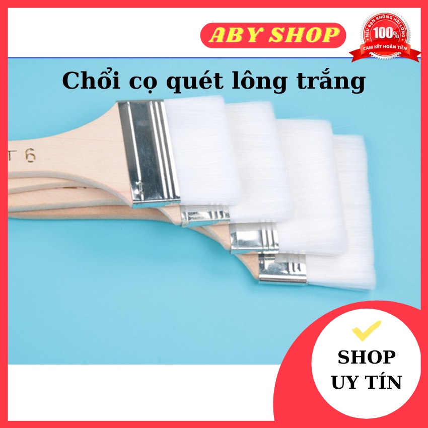 Chổi cọ quét lông trắng ⚡ HÀNG CAO CẤP ⚡ chổi quét mặt bánh, kẹo, khuôn nồi, thức ăn lúc nấu nướng
