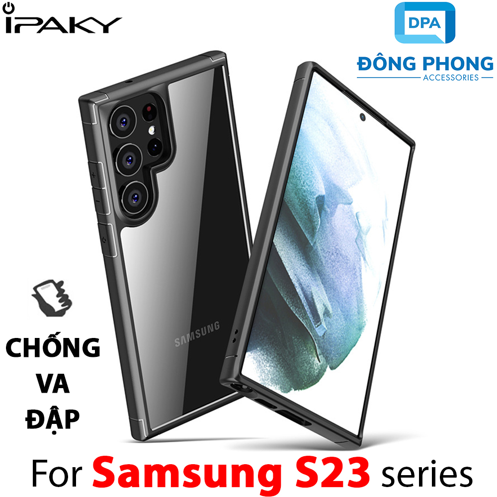 Ốp lưng chống sốc ipaky samsung s23, s23 plus, s23 ultra cao cấp