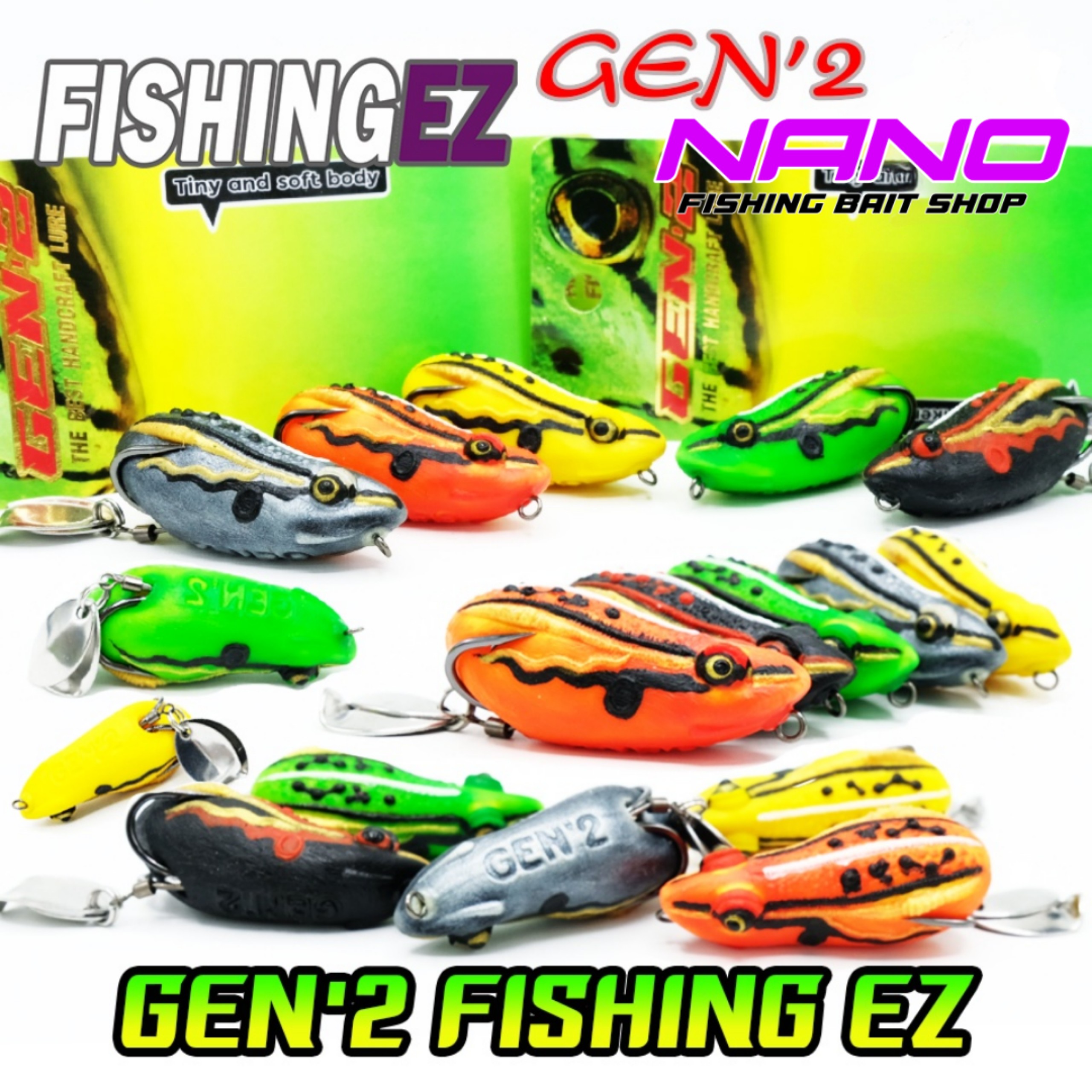 Mồi câu cá lóc gen2 từ fishingez thailand