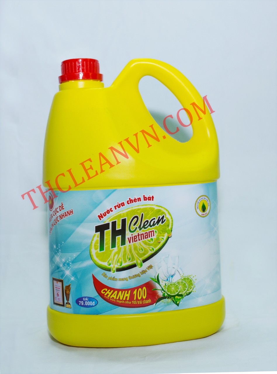 Nước rửa chén bát th clean việt nam đậm đặc can 4.5 lít an toàn,sạch sẽ ngay vết bẩn