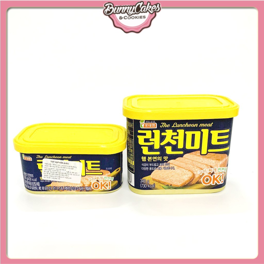 Thịt Hộp Spam Lotte Lunchoen Meat Hàn Quốc 200g-340g