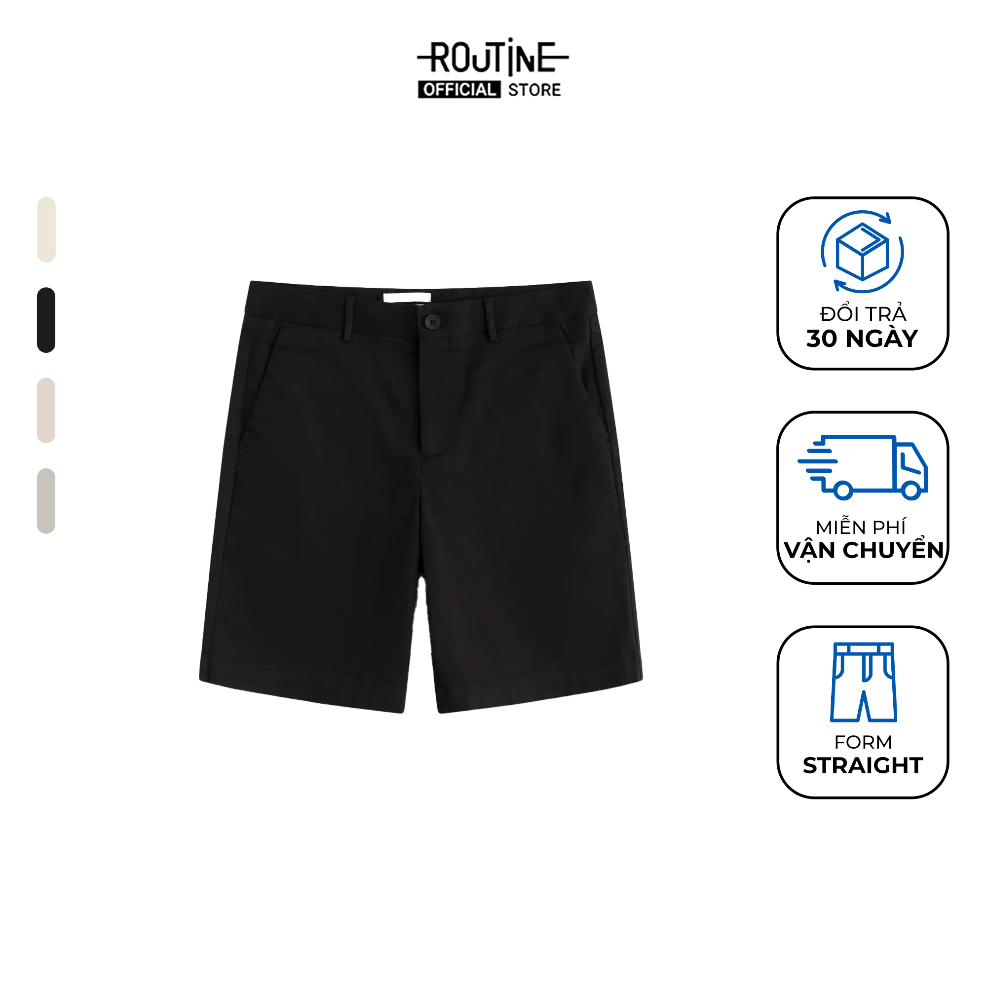 Quần Short Nam Premium Form Straight - Routine 10S24PSH001PR2