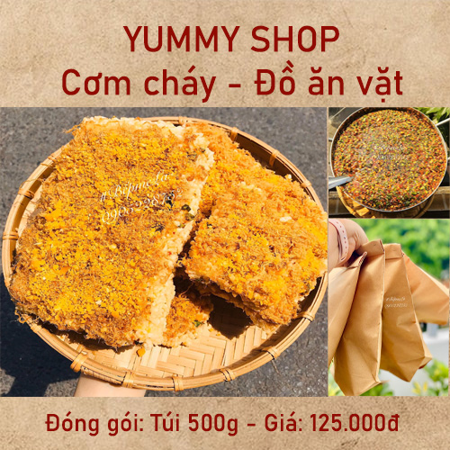 500g Cơm cháy chà bông truyền thống ĐẶC BIỆT SIÊU NGON - Sự lựa chọn hoàn hảo - Yummy Shop