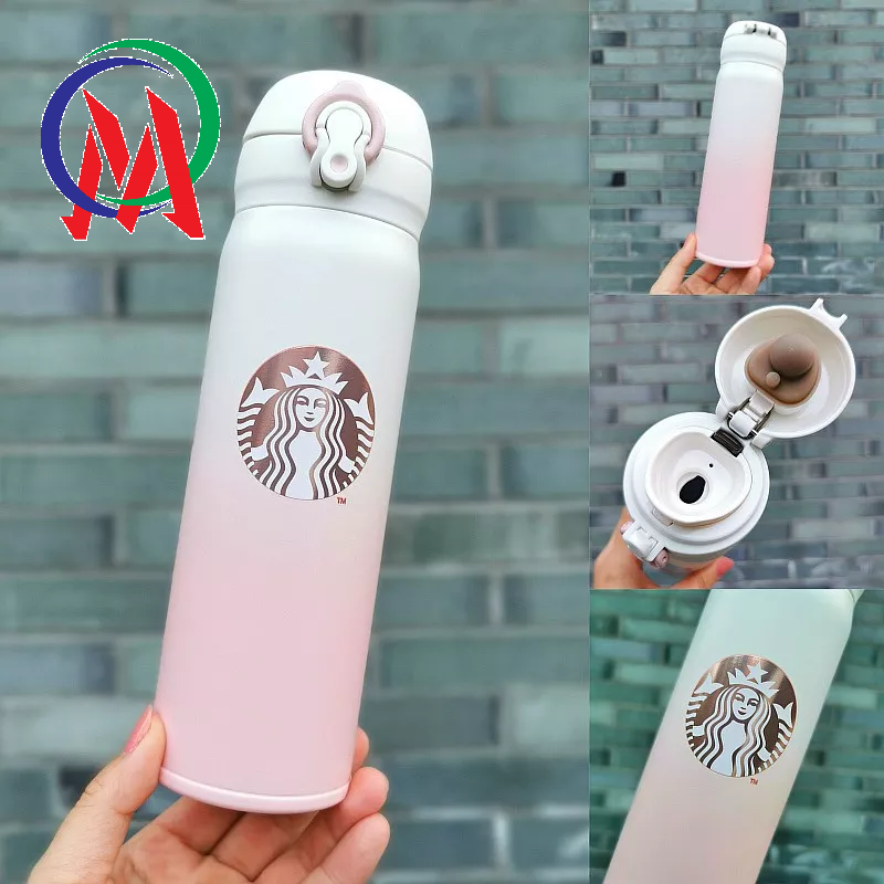 Bình giữ nhiệt starbucks x thermos màu xanh