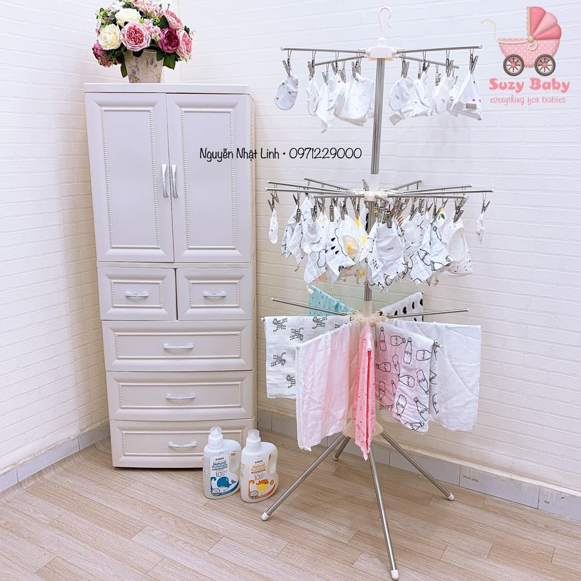 Cây phơi inox đa năng 3 tầng