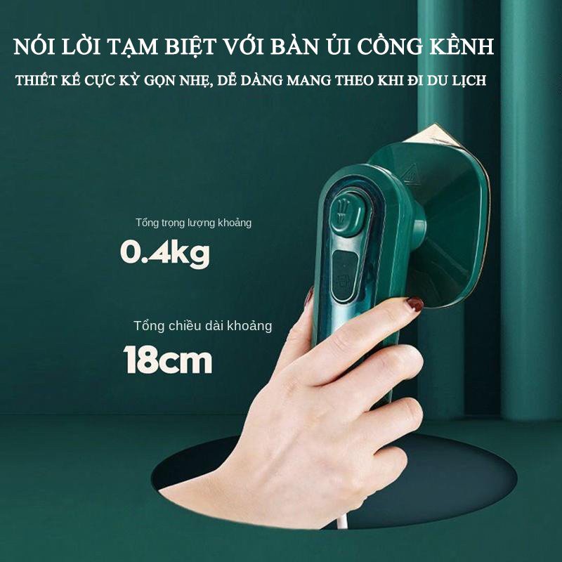 Bàn ủi hơi nước mini, Bàn là hơi nước cầm tay mini, bàn là điện quần áo công suất 30W, Bàn ủi mini du lịch thiết kế nhỏ gọn ủi đứng ủi nằm dễ dàng, bàn ủi hoi nước cầm tay, bàn ủi mini du lịch siêu tiện lợi