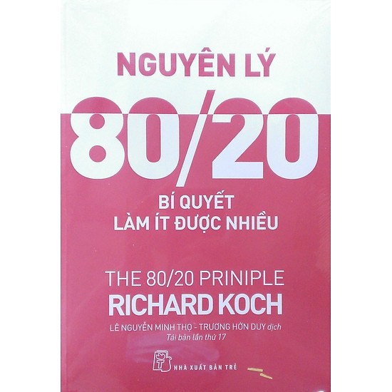 Sách - nguyên lý 80/20 - bí quyết làm ít được nhiều