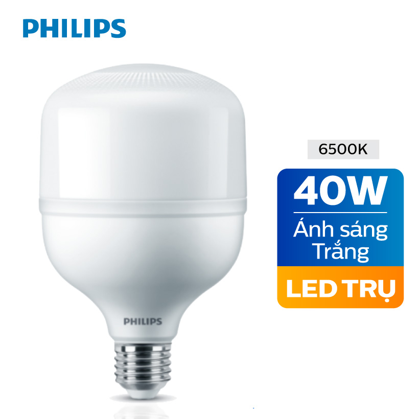 Bóng đèn Philips LED TForce core 40W HB E27- Ánh sáng trắng/ Ánh sáng vàng