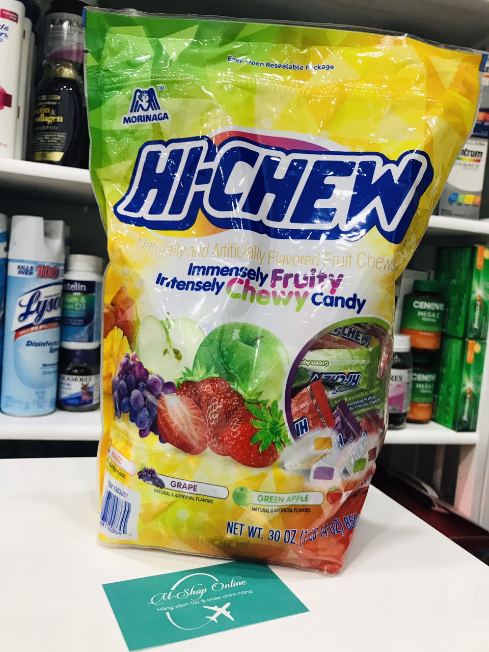 Kẹo dẻo Trái Cây Hi-Chew của Mỹ 850G