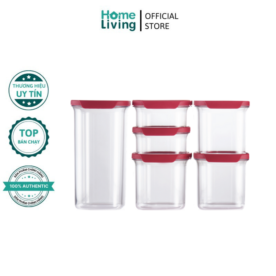 Bộ hộp bảo quản thực phẩm ultra clear set 6