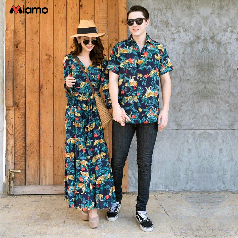Đồ đôi nam nữ set váy áo đôi thiết kế phong cách Hàn Quốc  Shopee Việt Nam