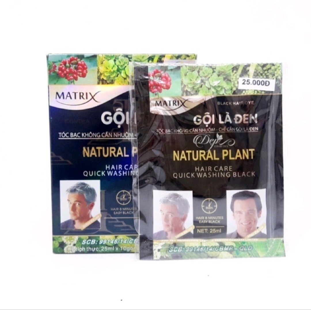 Dầu gội nhuộm tóc gội là đen matrix