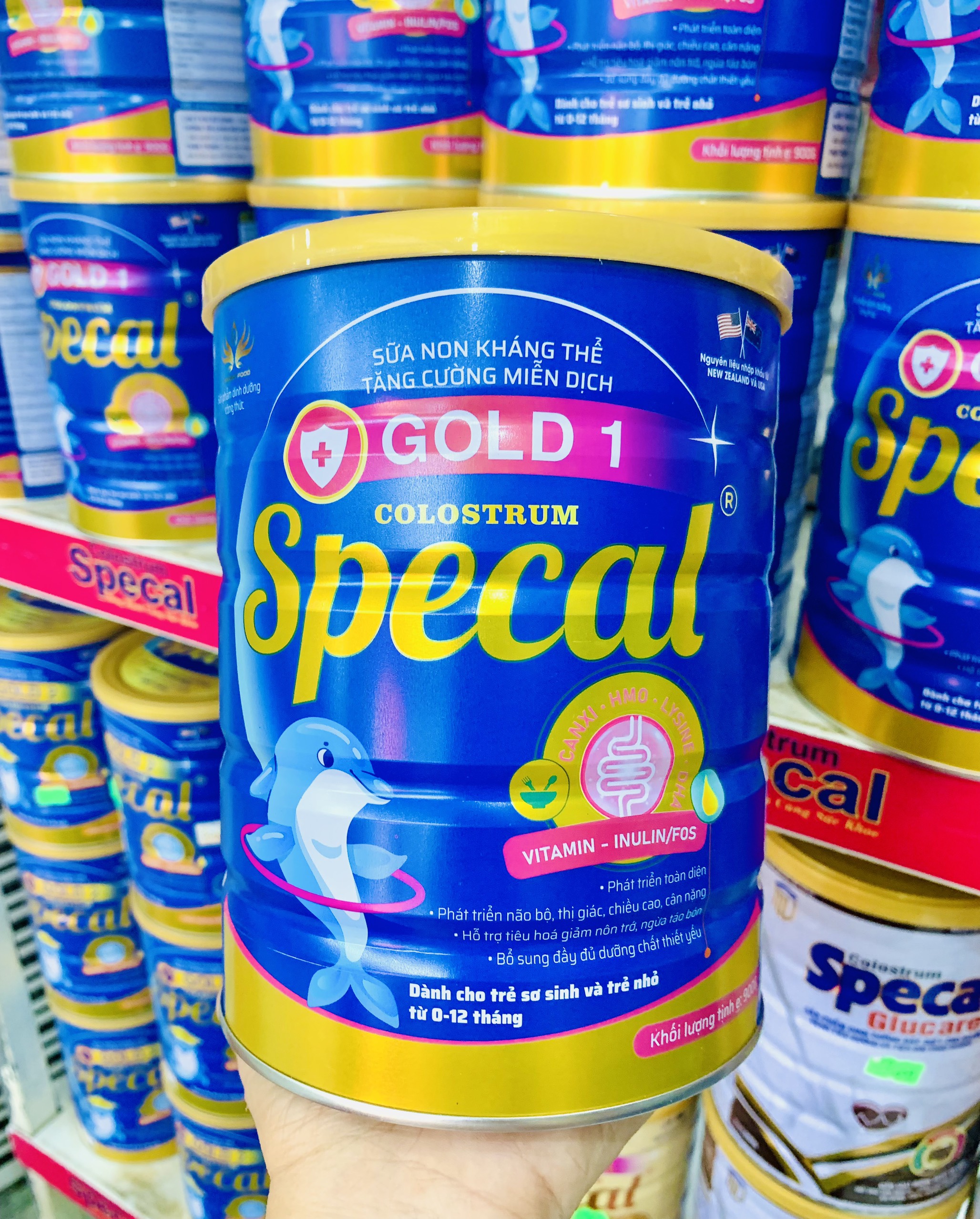 Chính hãng - mẫu mới | sữa con voi colostrum specal gold 1 - cho bé từ 0-12 tháng tuổi