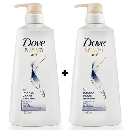 2 chai dầu gội dove - 410ml/chai
