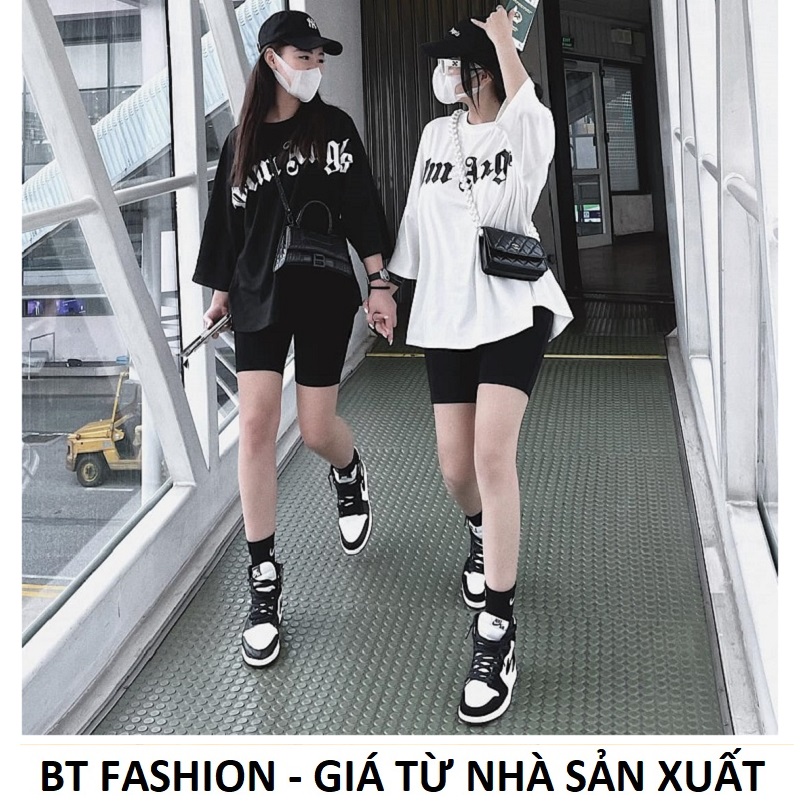 Áo thun phom rộng/ quần thun ôm legging ngố - bt fashon