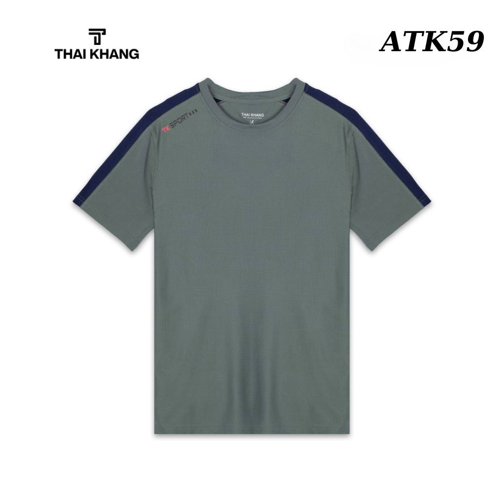 Áo thun nam cổ tròn THÁI KHANG vải thun lạnh co dãn 4 chiều mềm mặc siêu mát ATK5