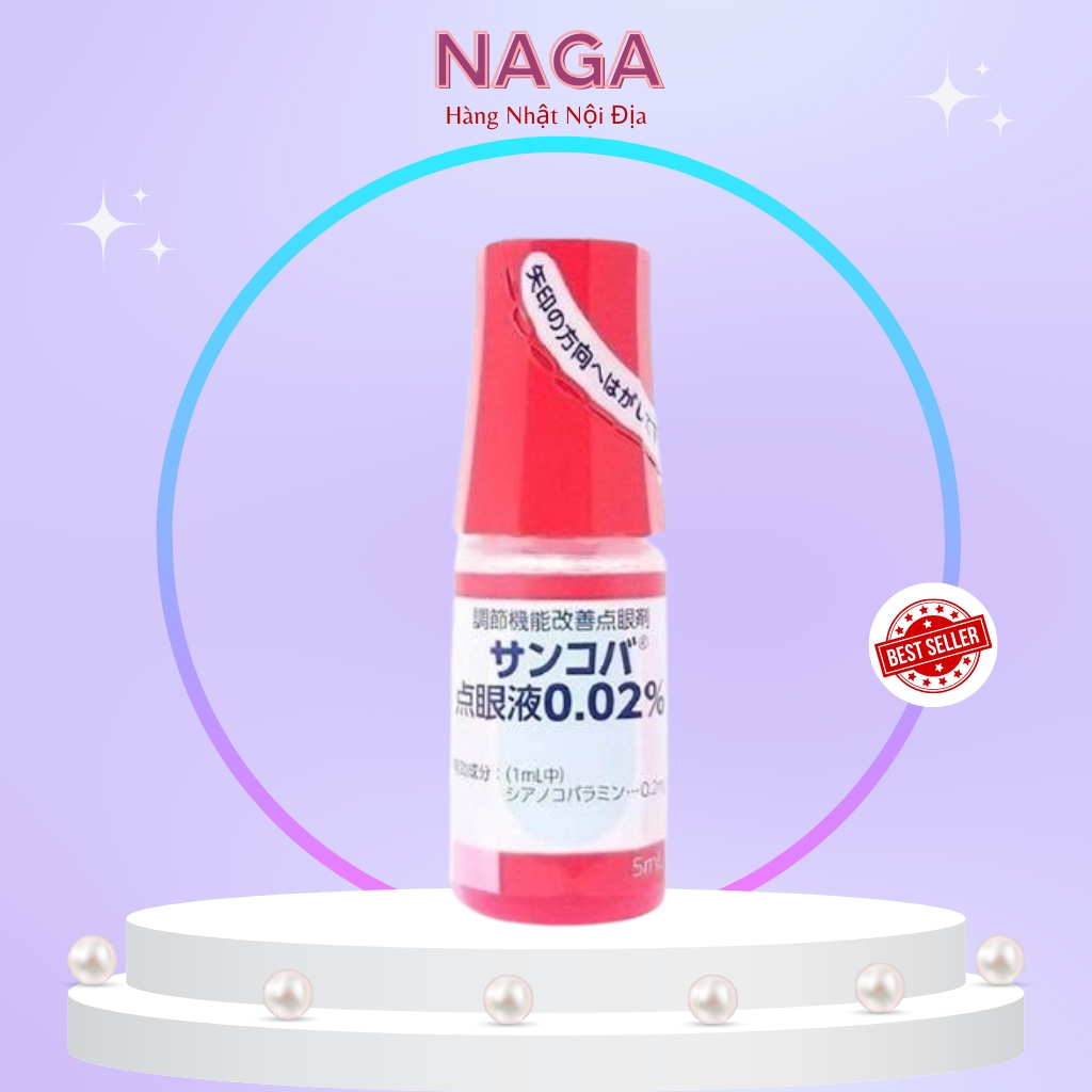 Nhỏ mắt phục hồi thị lực sancoba 5ml - nhật bản