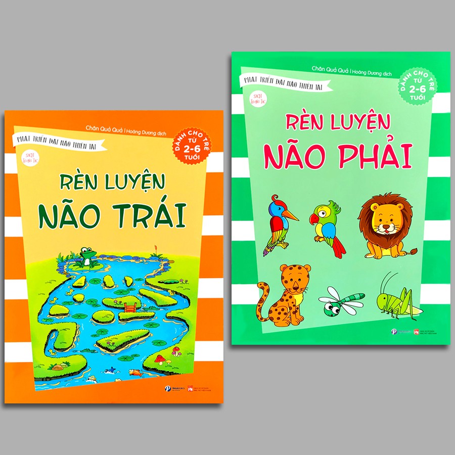 Phát triển đại não thiên tài - Rèn luyện não trái, não phải 2-6 tuổi (Bộ 2 quyển)