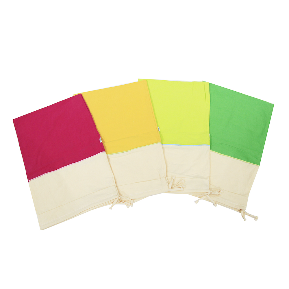 Áo gối ôm cotton xốp màu, áo gối ôm trẻ em 22x55cm