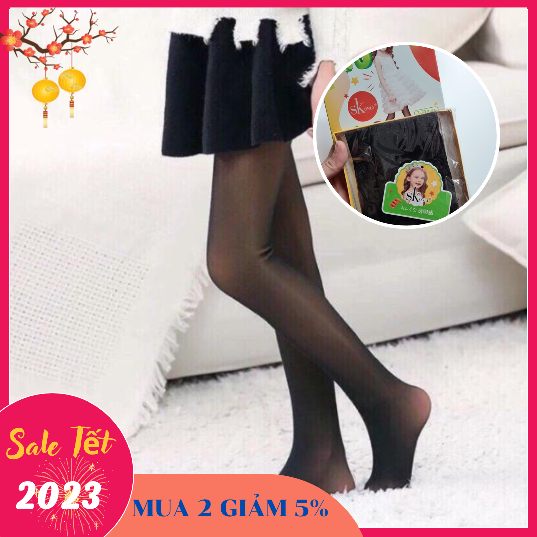 Quần tất 3D lưới dày dặn cho bé cả bàn.
