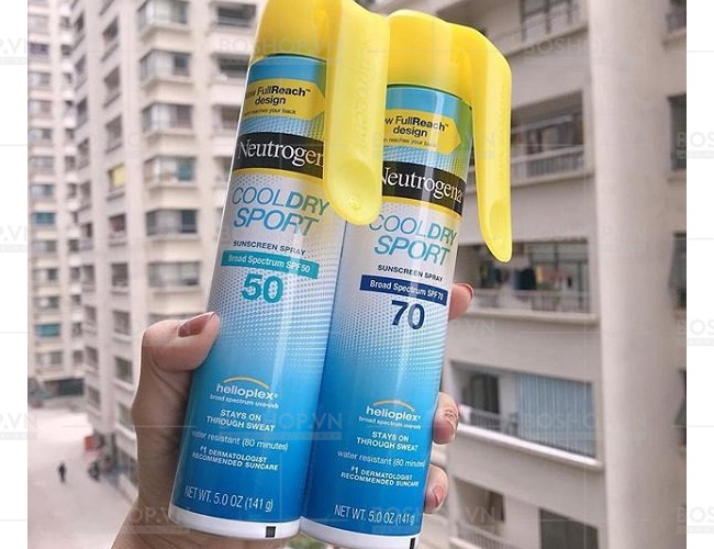 [ĐẠI NHẠ GIÁ]Xịt chống nắng đi biển/ chơi thể thao Neutrogena Beach Defense/ Sport/ Ultra Sheer