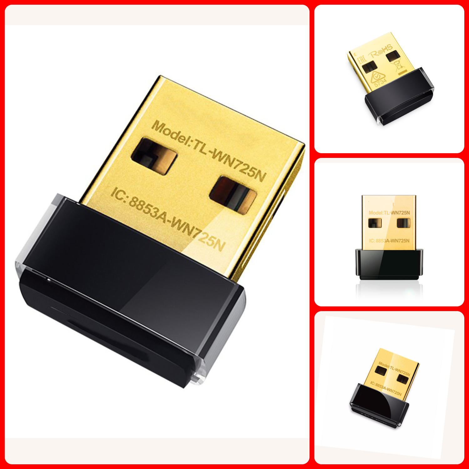 Thu wifi nano tplink wn725n giúp thu wifi truyền tải nhanh