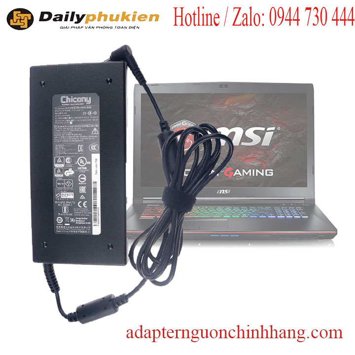 Sạc pin laptop gaming msi ge72vr