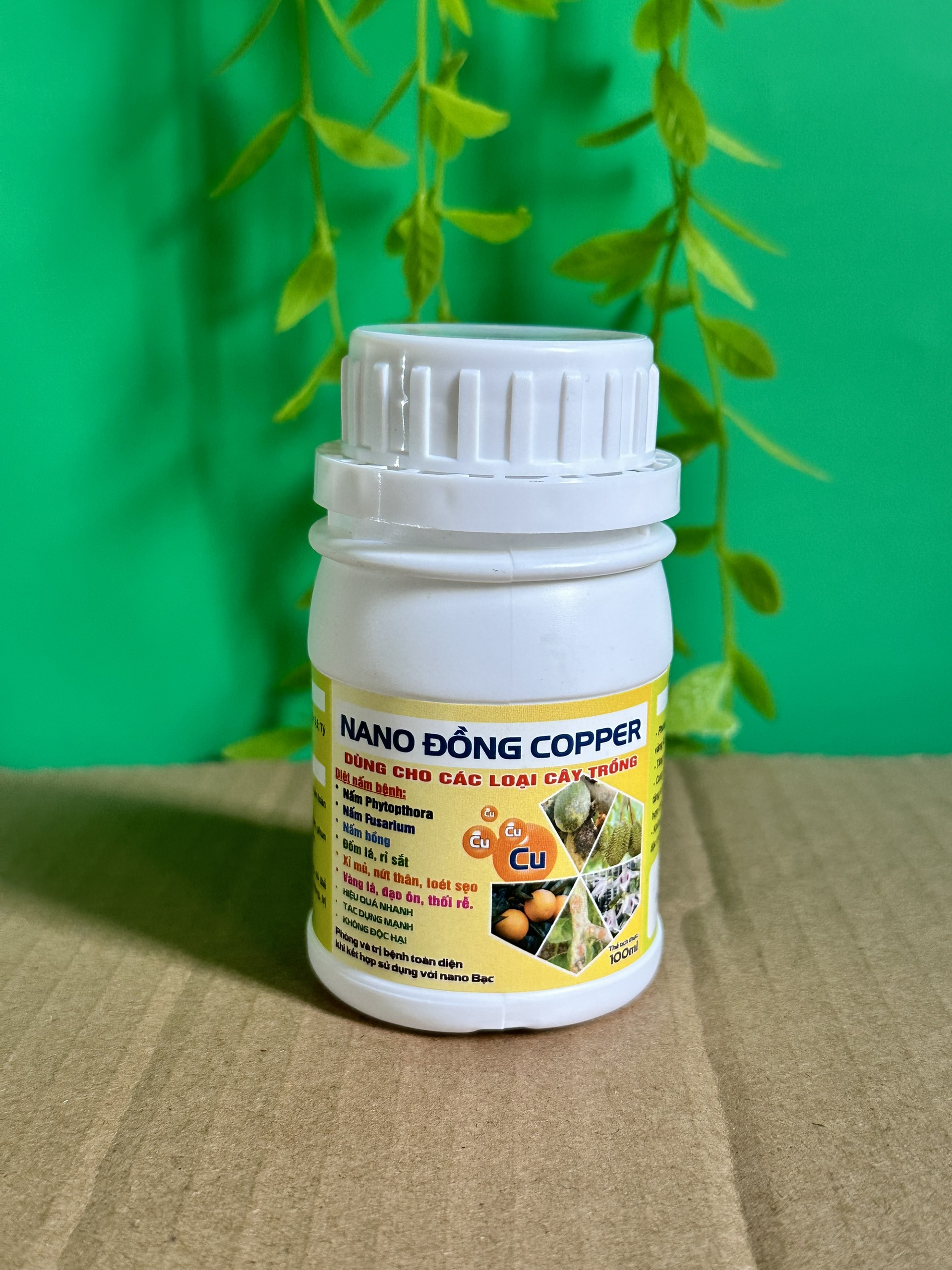 Nano Copper Đồng diệt nấm, vi khuẩn, vàng lá trên hoa lan cây cảnh