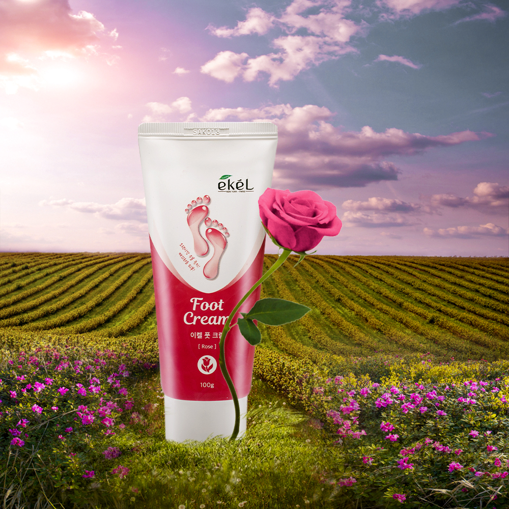 [HCM]Kem dưỡng da chân hoa hồng Ekel - Ekel Foot Cream Rose