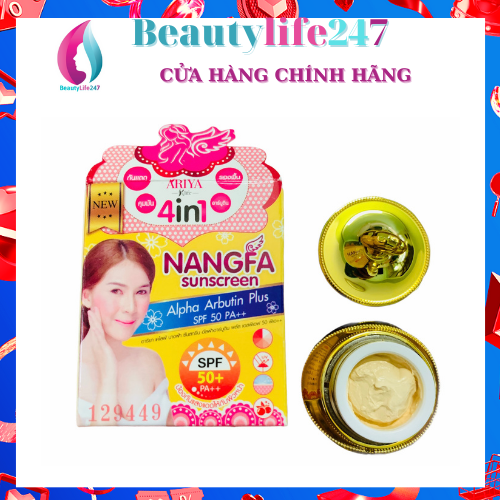 Kem dưỡng da chống nắng Nangfa 4in1 Thái Lan chính hãng