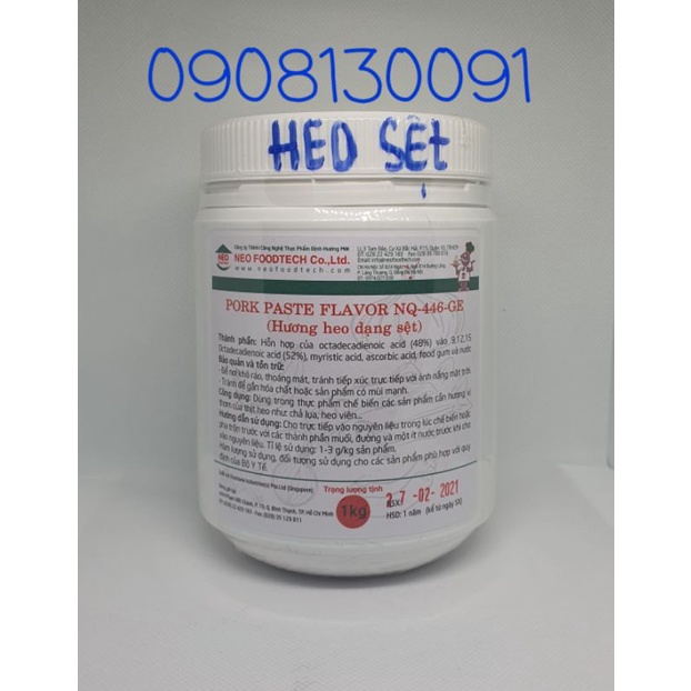 HƯƠNG HEO DẠNG SỆT ( PORT PASTE FLAVOR) 1Kg