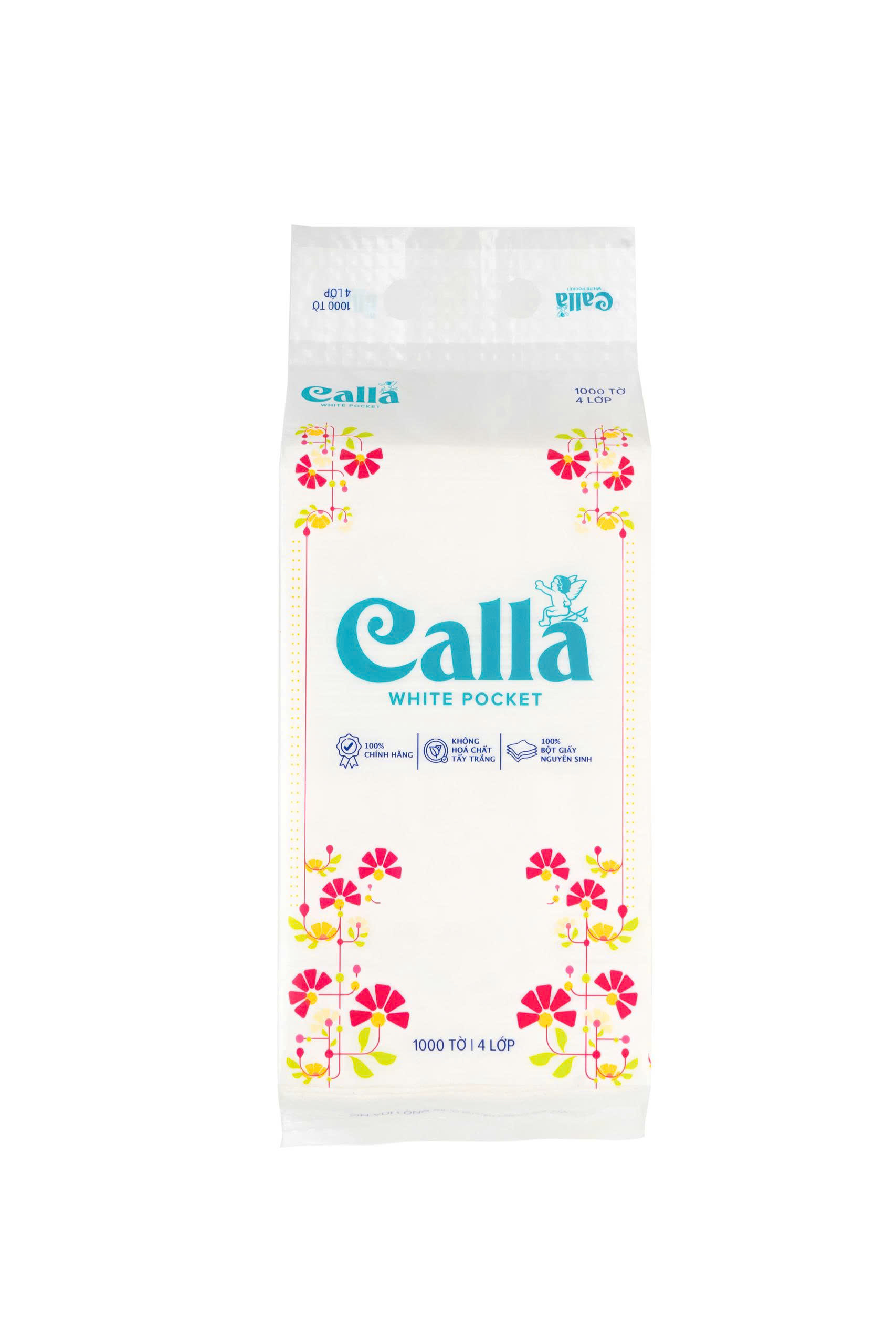 5 Packs - Calla Multi-Purpose Tissue Paper 1000 Sheets/4 Layers