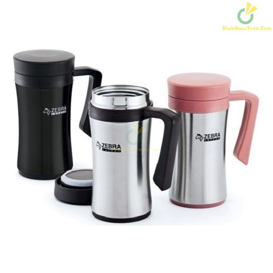 Ca giữ nhiệt inox zebra có quai 450 ml - 112972