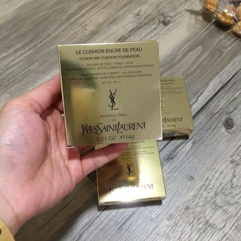 LÕI PHẤN NƯỚC YSL LE CUSHION ENCRE DE PEAU LUMINOUS MATTE TONE 20
