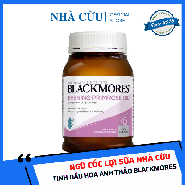 Tinh dầu hoa anh thảo black mores evening 190 viên nang