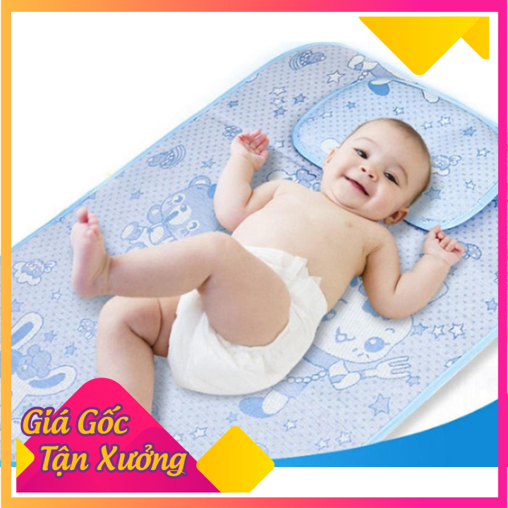 Bộ chiếu điều hòa kèm gối cho bé yêu ngủ ngon