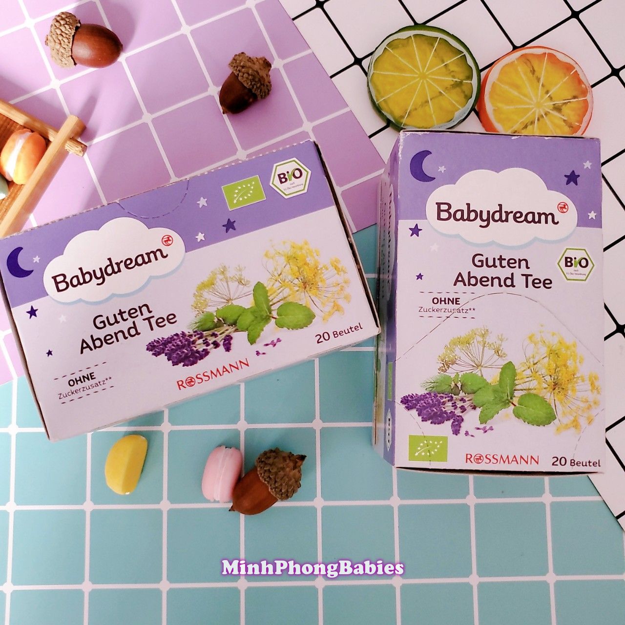 Trà thảo mộc giúp bé ngủ ngon Bio Babydream