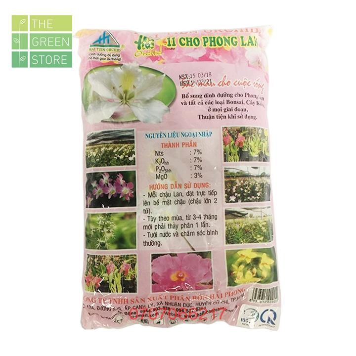 Phân bón cho hoa lan dạng túi tan chậm Hải Tiên cho mọi giai đoạn