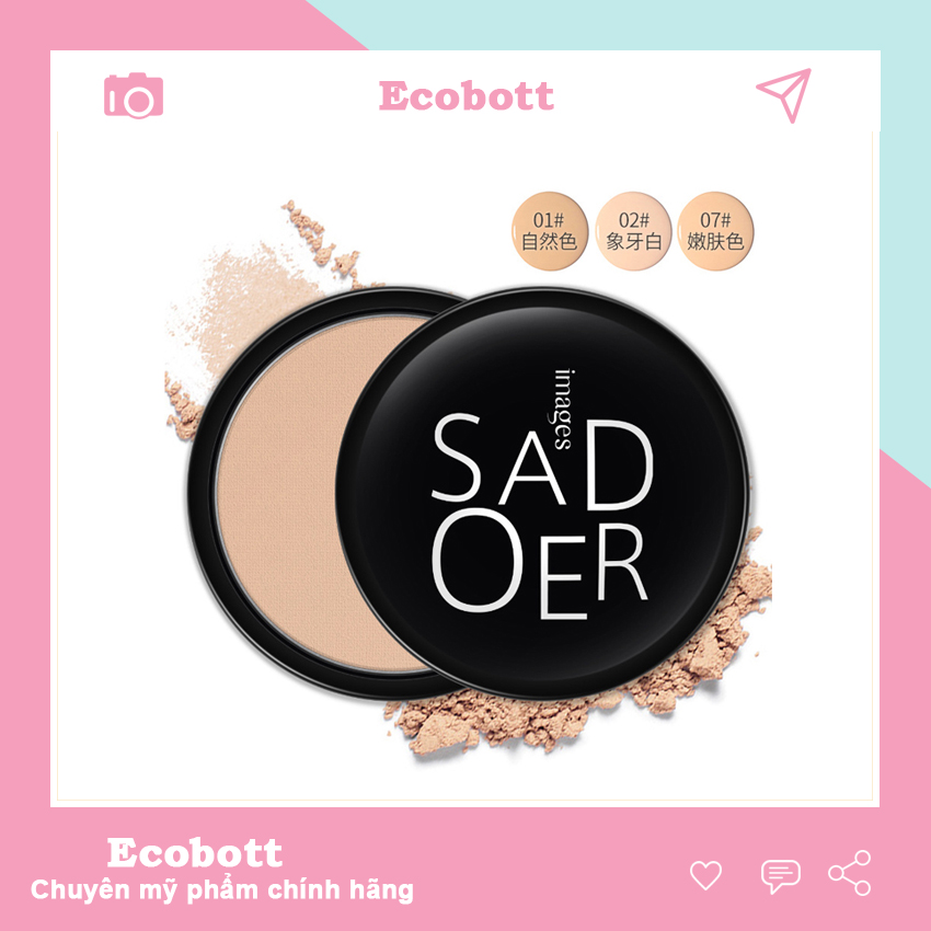Phấn phủ kiềm dầu che khuyết điểm dạng nén Powder Ecobott