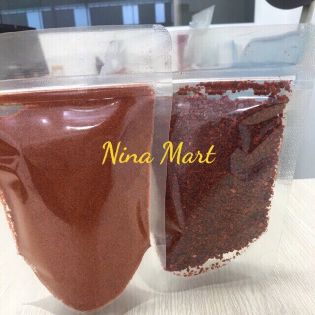 Ớt Bột Hàn Quốc Túi Zipper 100G/1 Gói (Mịn(Nhuyễn))