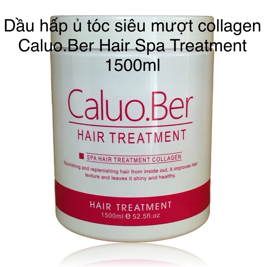 Dầu hấp ủ tóc siêu mượt collagen Caluo.Ber Hair Spa Treatment 1500ml