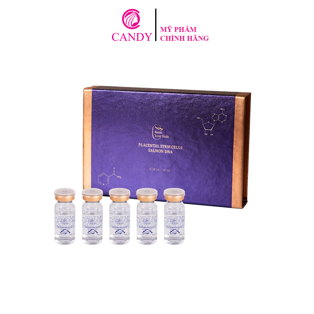 [Hoàn Tiền 8%]Tế Bào Gốc Nhau Thai DNA Cá Hồi Placental Stem Cells Salmon DNA From Your Skin
