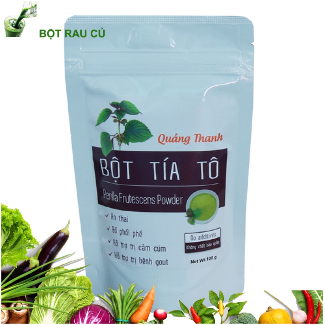 Bột Tía Tô Quảng Thanh sấy lạnh nguyên chất 100gr